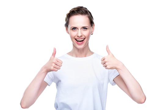woman excited to get lowest price for online course