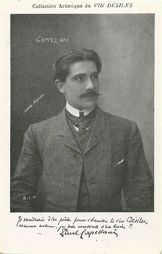 Paul Capellani, publicity for Vin Désiles