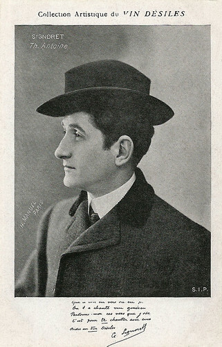 Gabriel Signoret, Vin Désiles