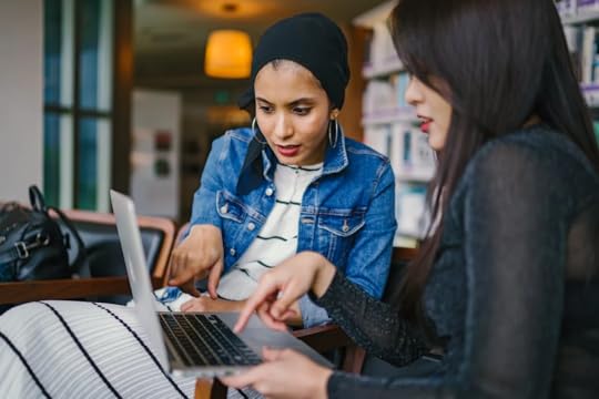 Women working. When you're self employed, consider outsourcing