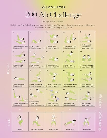 blogilates summer 2022 200 ab challenge