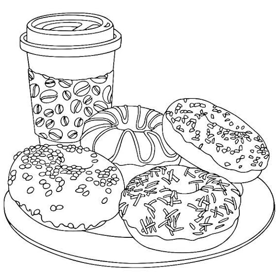 dessert food coloring pages