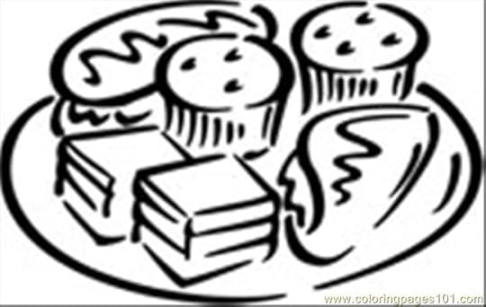 desserts coloring page for kids free desserts printable coloring