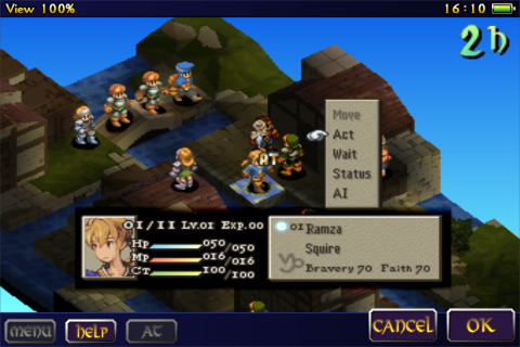 Final Fantasy Tactic: War of the Lions jrpg psp