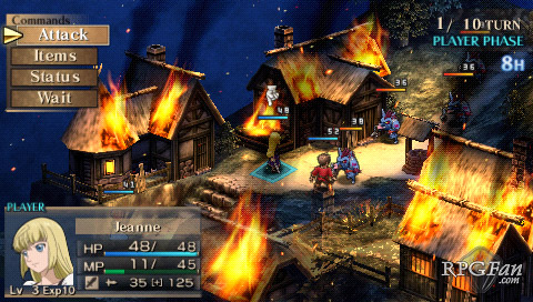 Jeanne D'Arc jrpg psp