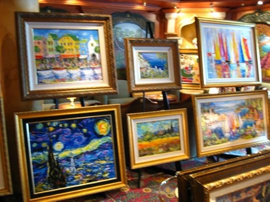 scene from art auction