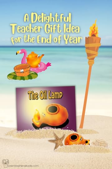 Consider The Oil Lamp book as teacher gift ideas end of year