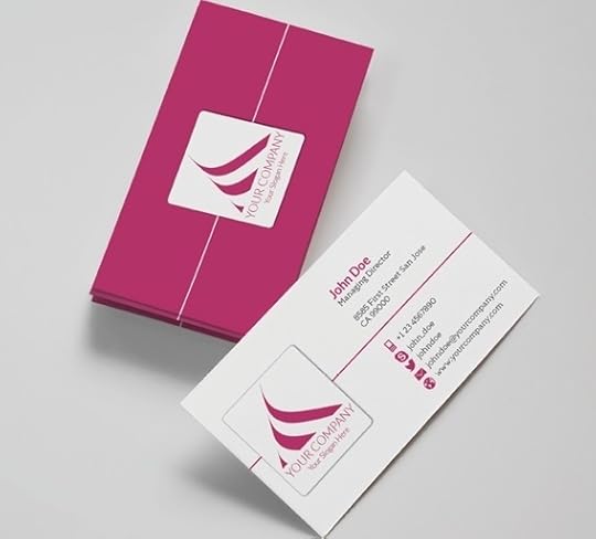 free flat business card mockup psd titanui