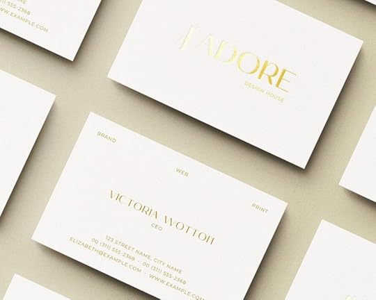 business card template mockup instant printable