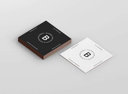 business card mockup square format premium and free mockups