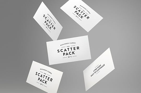 scatter business cards mockup product mockups on creative market