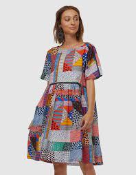 Meshed Smock Dress by Gorman Online | THE ICONIC | Australia