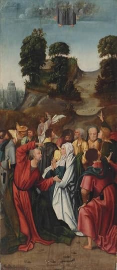 Jesus Post-Easter ascending into Heaven