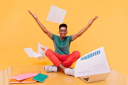 Person throwing paper
