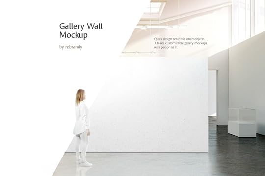 gallery wall mockup on behance