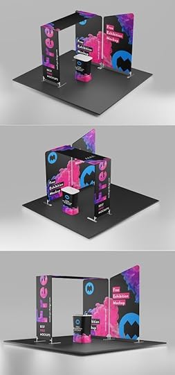 free exhibition stage mockup mockuptree