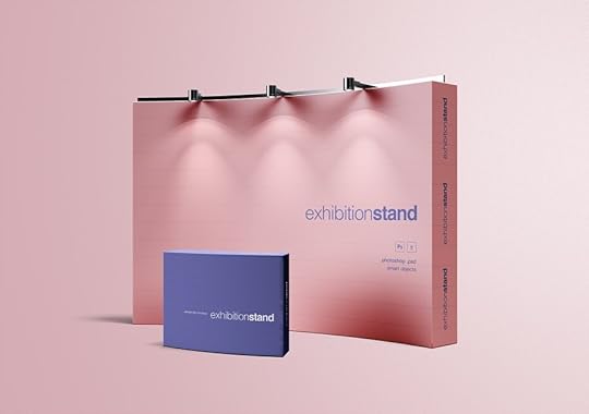 free simple exhibition stand mockup mockup world hq