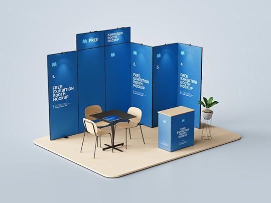 free exhibition booth mockup mockups design