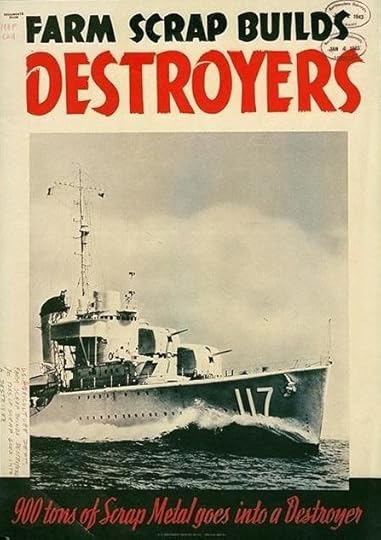 US poster encouraging salvage of farm scrap, WWII