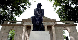 Rodin Museum in Paris, France: Thinker Statue by François-Auguste-René Rodin (1840-1917)