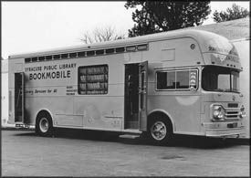 Bookmobile, converted bus