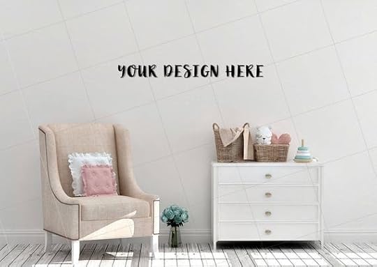 kids room mock up nursery room mockup blank wall mockup