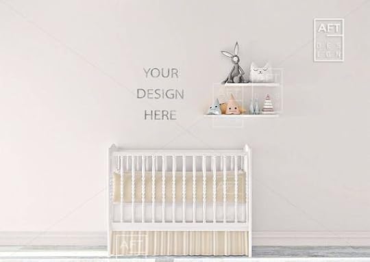 blank wall mockup nursery mockup print mockup styled stock