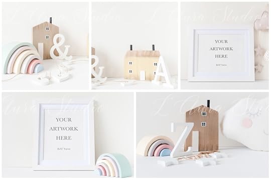 nursery frame mockup bundle 8x10 inch 480254 exhibition design