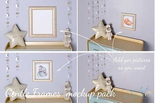 psd nursery frames mockup ba room mock up blank wall print rivus