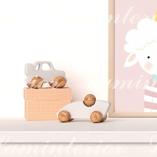 nursery frame mock up scandinavian style mock up kids room etsy