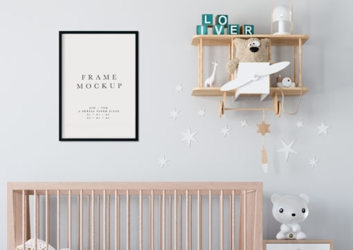 frame mockup 407 nursery frame mockup child room mockup filtergrade