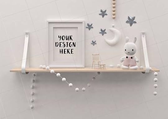 frame mockup 8x10 kids room mock up nursery room mockup