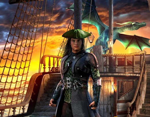 Dragon Pirate - epic dragon fantasy