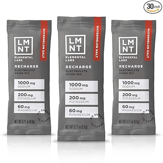 LMNT Electrolyte Powder Packets | Hydration Powder | No Sugar, No Artificial Ingredients | Watermelon Salt | 30 Stick Packs
