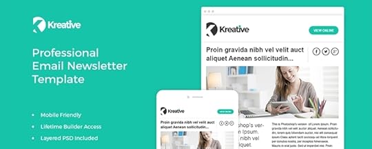 email newsletter mock up mockup