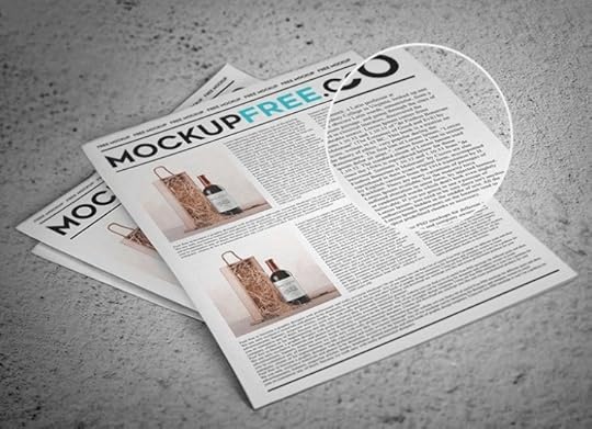 9 free realistic newspaper mockups for advertisement 365 web resources