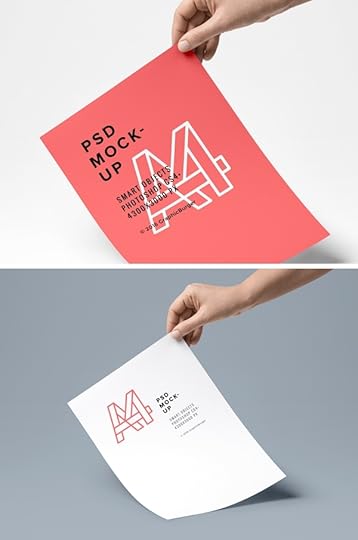 a4 paper psd mockup 4 graphicburger