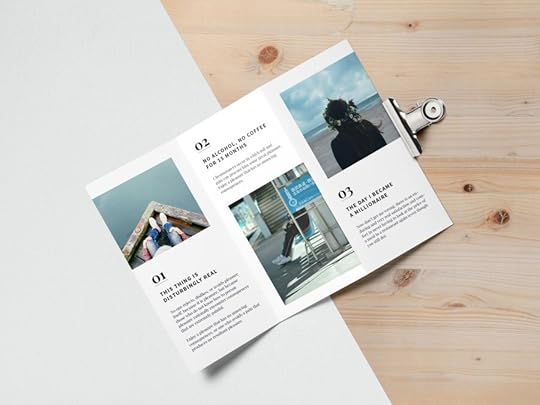 tri fold brochure mockup 2 graphicburger