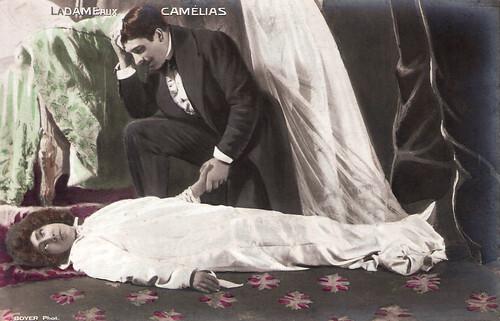 Sarah Bernhardt in La Dame aux Camélias