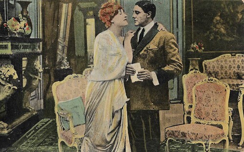 Hesperia and André Habay in La principessa di Bagdad (1918)