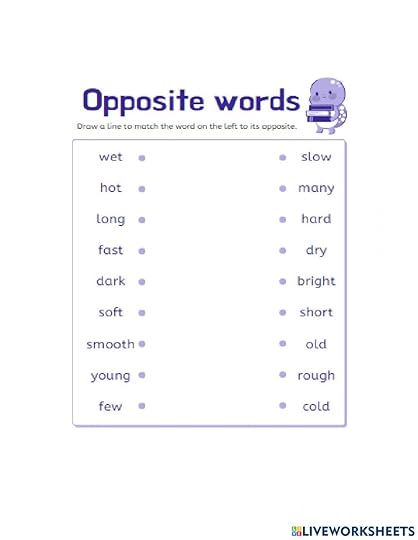 7 year old english exercise worksheet