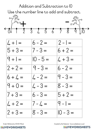 maths worksheet exercise for 5 to 7 yrs