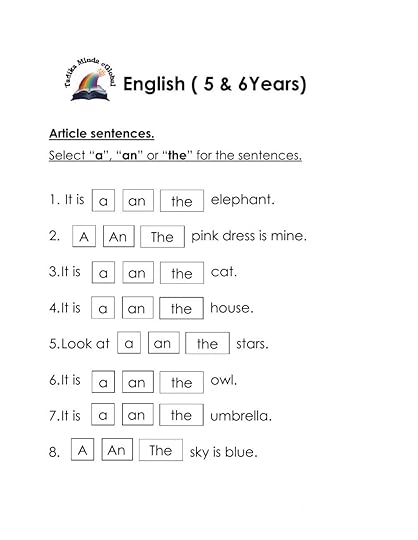 5 6 years english worksheet 9 page 1 worksheet