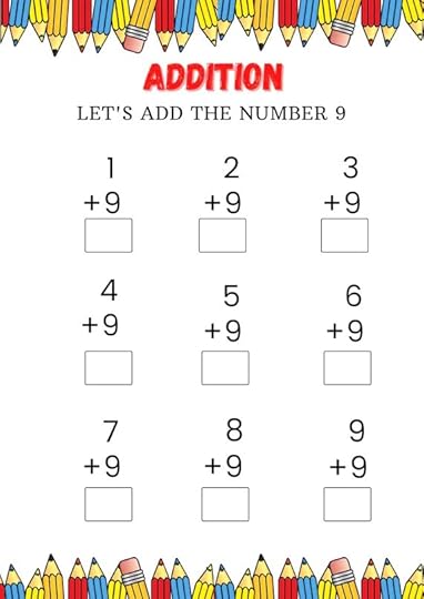 printable math addition worksheets for kids grade 1 age 5 to etsy