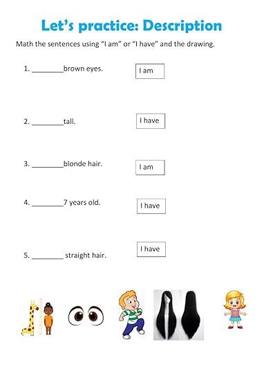i am i have worksheet
