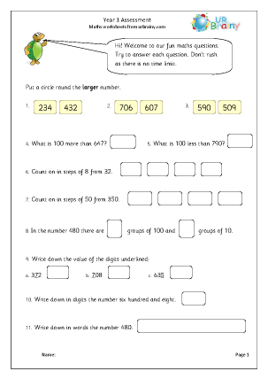 maths worksheets urbrainy com
