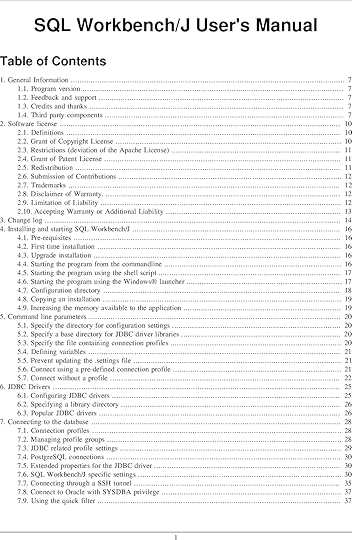 sql workbenchj users manual sqlworkbench