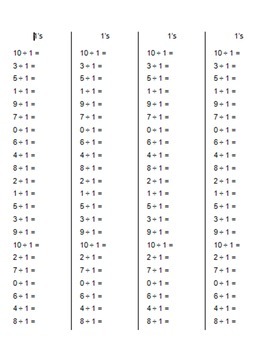division speed strip tests facts 1 12 by spoolio tpt