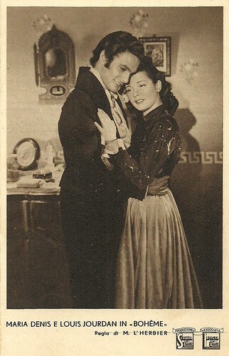 Maria Denis and Louis Jourdan in Bohème