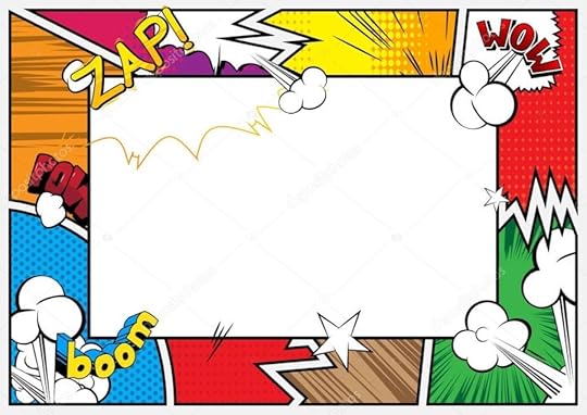 pop art background place text comic book frame cartoon retro stock